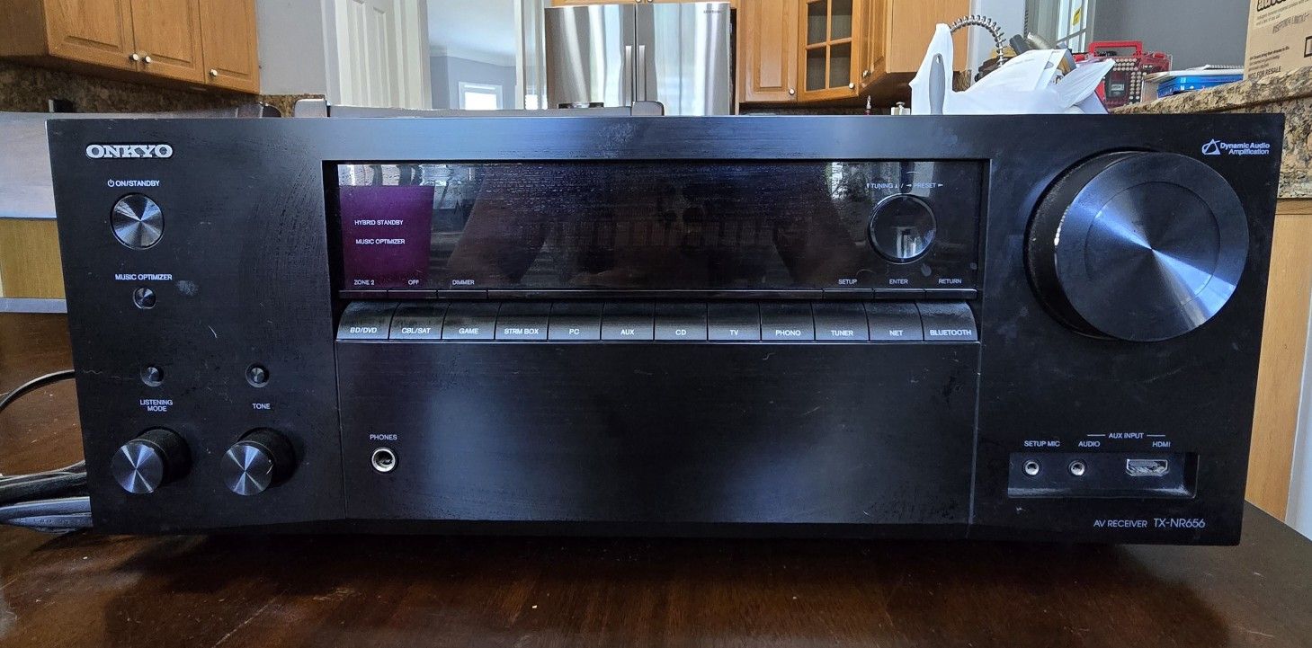 ONKYO AV RECEIVER MODEL NO. TX-NR656 (Bose sound system sold separately)