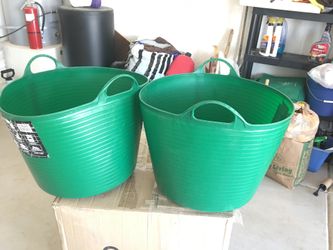 Canasto para ropa de plástico flexible con agarraderas