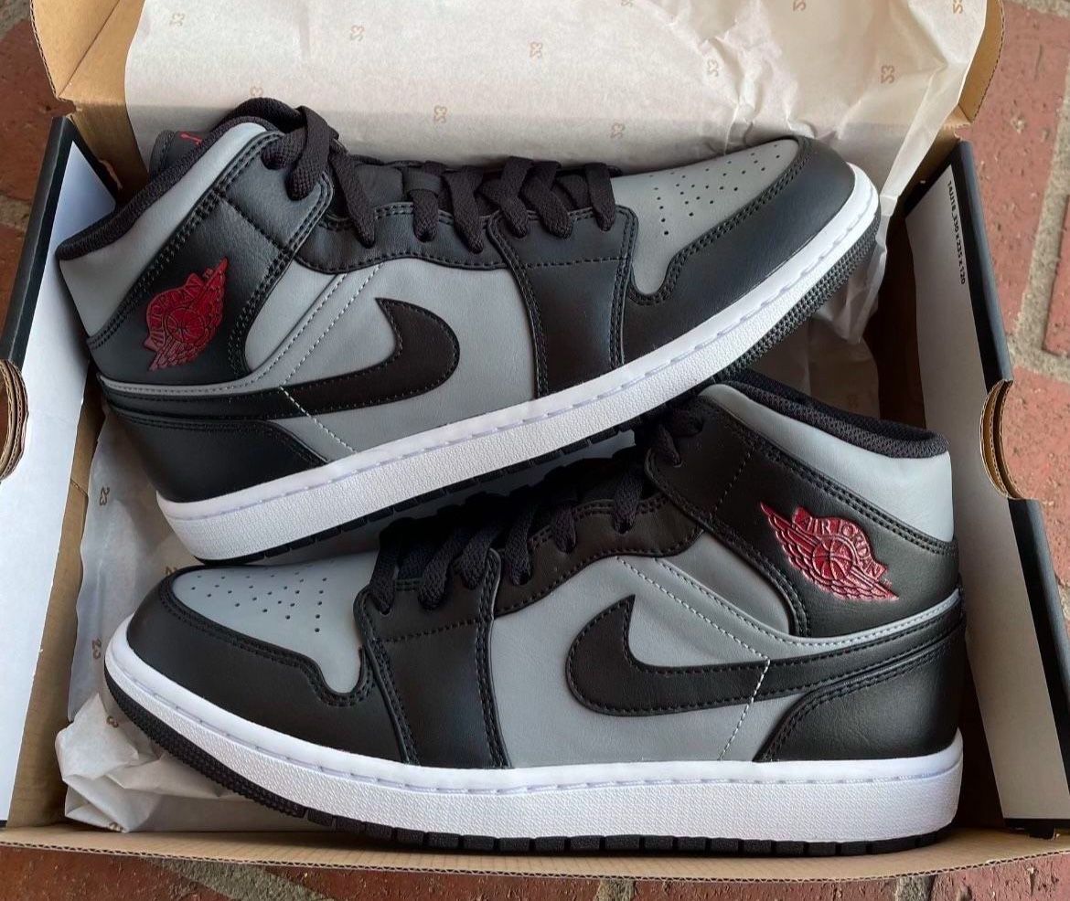 Jordan 1 Mid Shadow Red