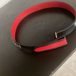 Red Bottom Loubiton Belt 