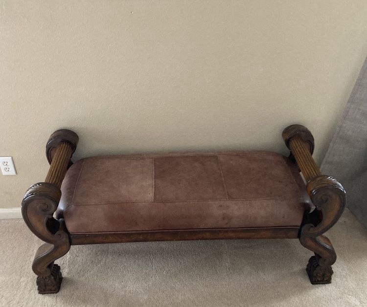 SOLID WOOD Loveseat Bench