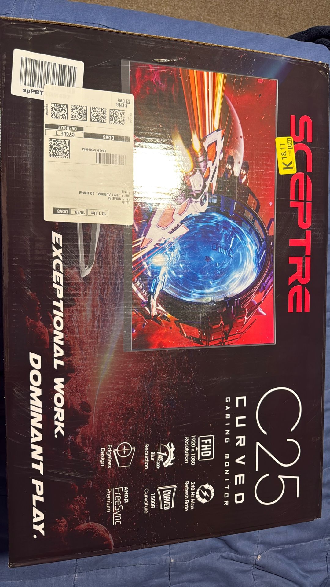 Sceptre C25 Curved Gaming Monitor