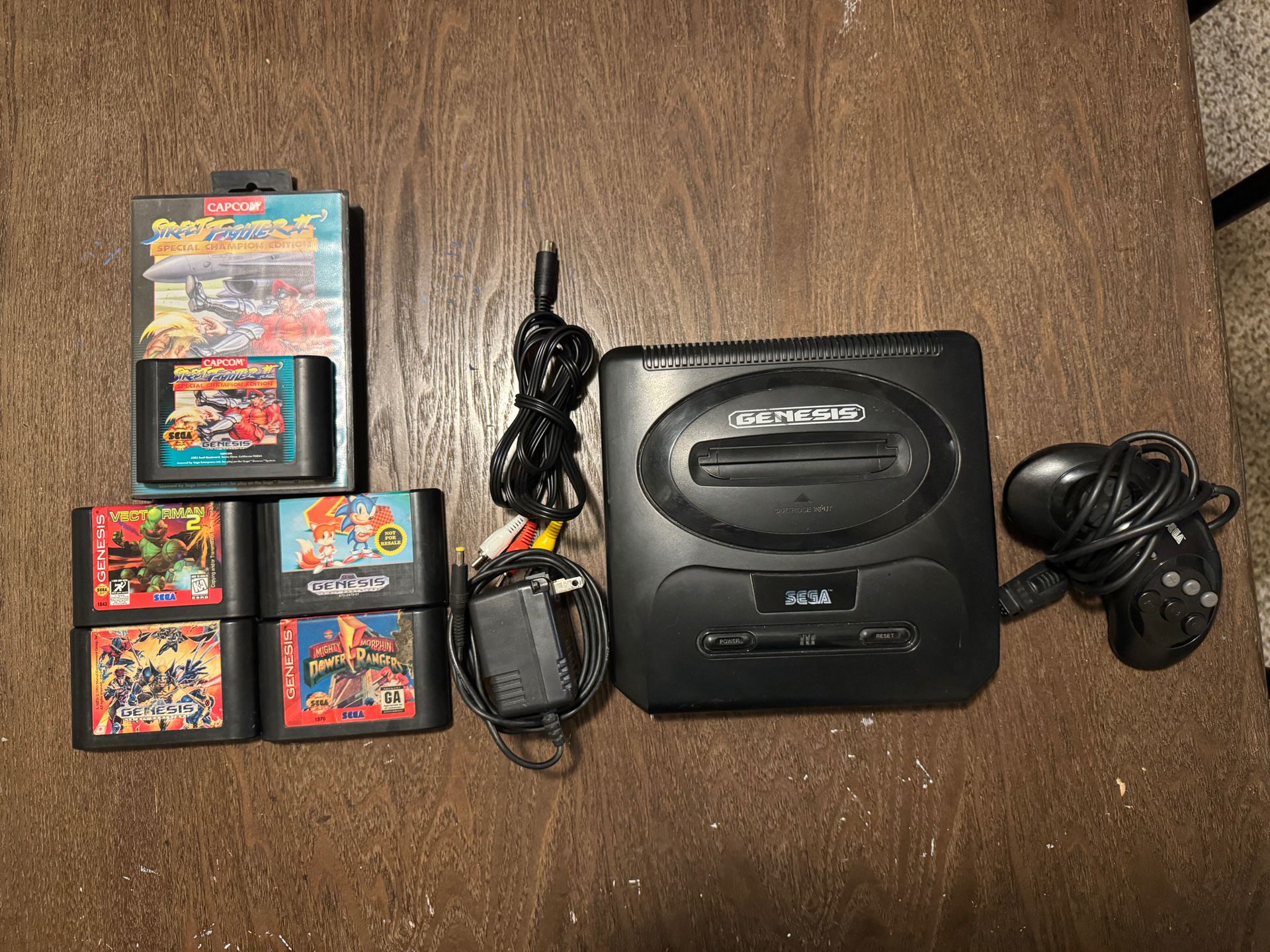 Sega Genesis W/ 5 Games