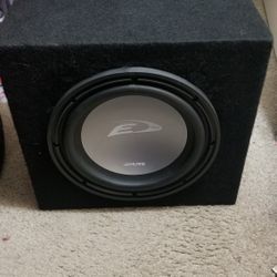 Subwoofer Alpine E10"
