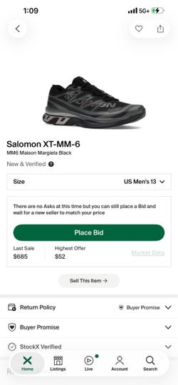 Mm6 x Salomon size 13