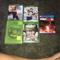 Xbox One Games And PS4 Game