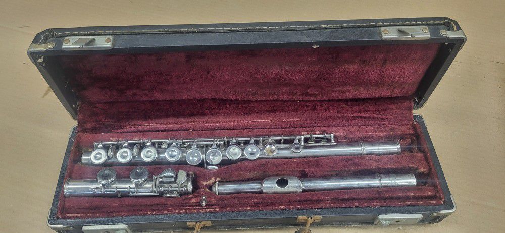 Flute With Case Pierre Maure
