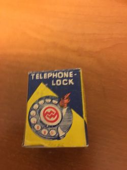 Vintage phone lock