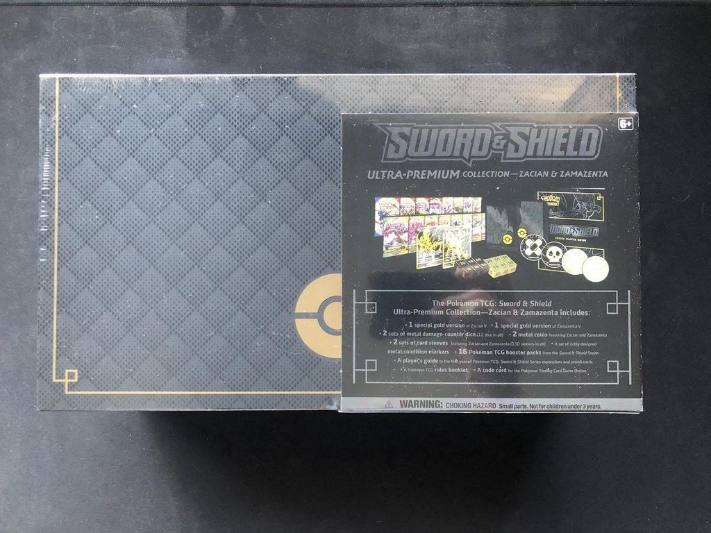 Pokemon TCG Sword & Shield Ultra Premium Collection Zacian & Zamazenta -  Sealed