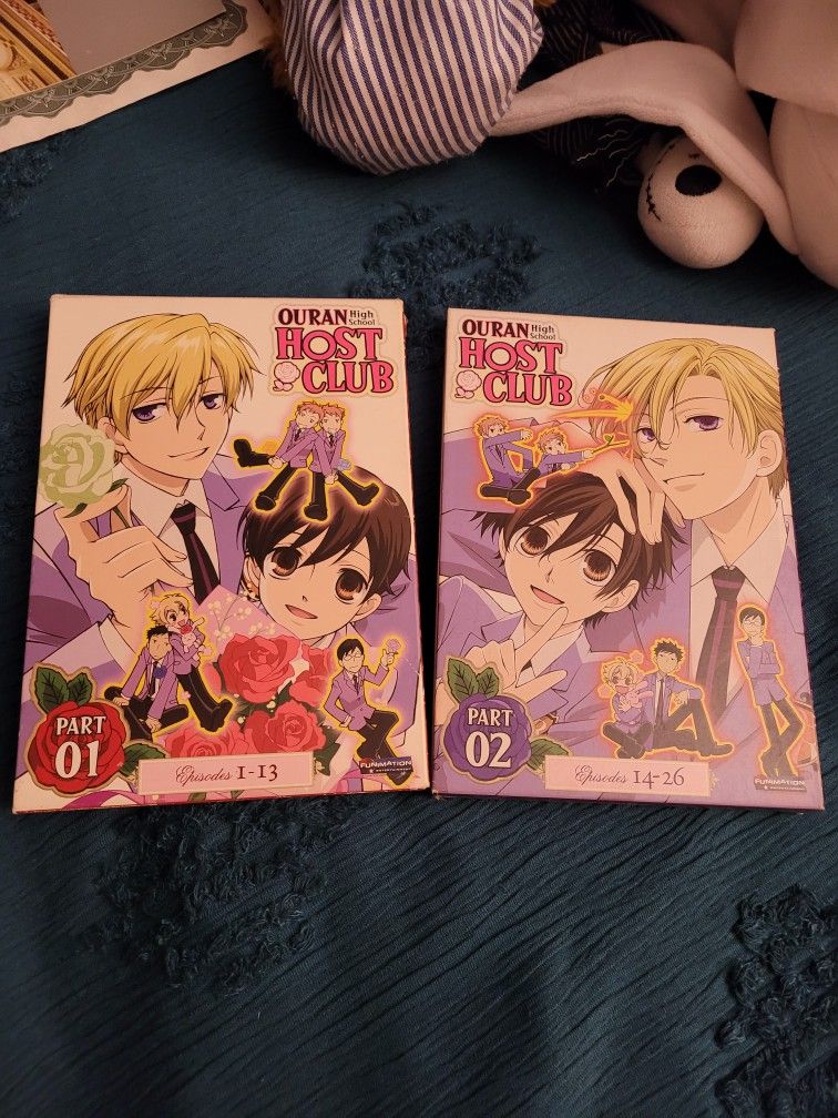 Ouran High School Host Club Part 1 & 2 Dvds