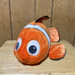 Disney Store Finding Nemo Plush Soft Toy Shiny Shimmer Glitter Fins Pixar 16”