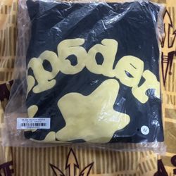 brand new medium yellow on black sp5der