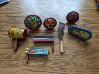 Vintage Noise Makers Toys