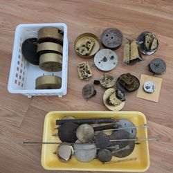 Clock Parts Movements & Pendulums 