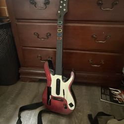 Guitar Hero 5 Guitar for Wii + Raphnet Adapter