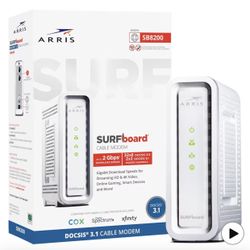ARRIS SB8200 DOCSIS 3.1 Cable Modem – Up to 2Gbps – Great Condition