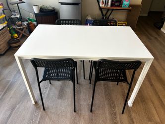 Table and chairs