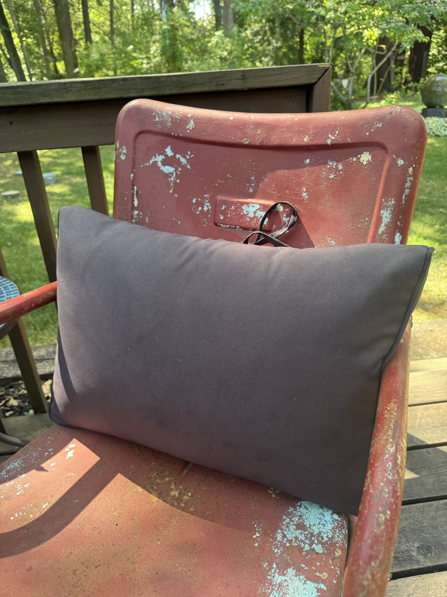 Outdoor patio cushion or pillow