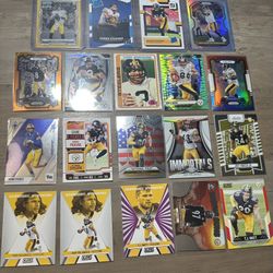 Pittsburgh Steelers Rookie & Vet Color/Insert Lot (29) - Big Ben, Watt, Pickens