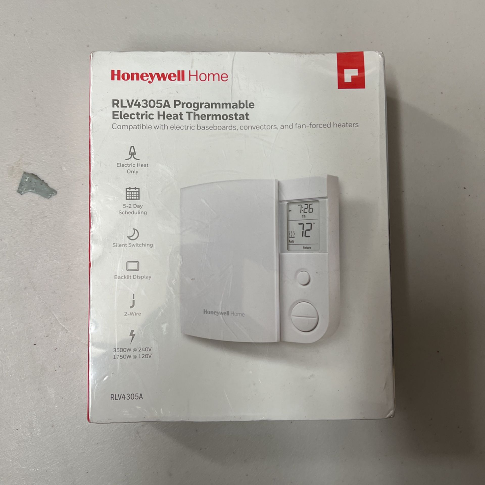 Honeywell Programmable Electric Heat Thermostat 