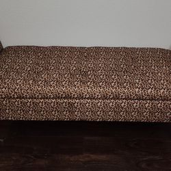 Leopard Print Bench