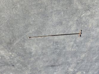 4' Foot Curb Box B-Box Key Tool With Curved Handle 