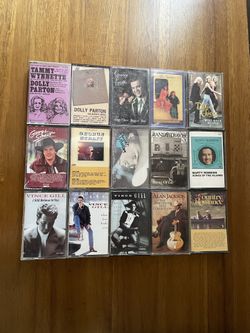 County Bundle Cassette Tapes — Dolly Parton, George Strait, Vince Gill, ect.