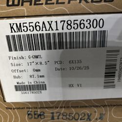 NEW KMC WHEEL.   KM556.  CRUX.    GUNMETAL.   