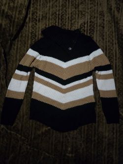 Striped womens sweater size 1x
