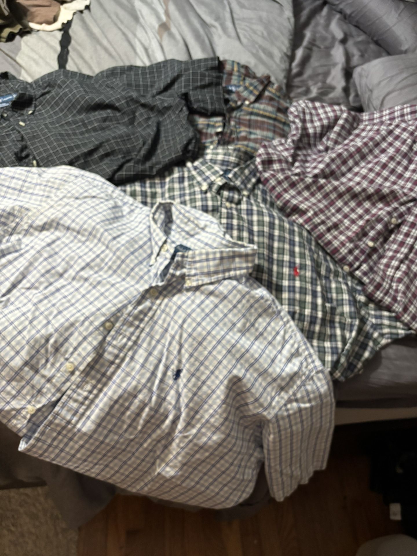 Mens Size 2XL Ralph Lauren Polo Short Sleeve Shirt Lot