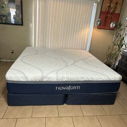KING SIZE SET, NOVAFORM MEDIUM FIRM