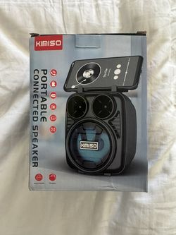 Kimiso KMS-1186 Portable Bluetooth Speaker w/ Phone Stand (New)