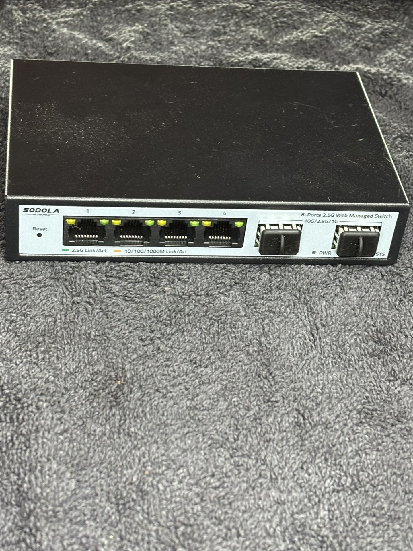 SODOLA 6-Port 2.5G Web Managed Switch