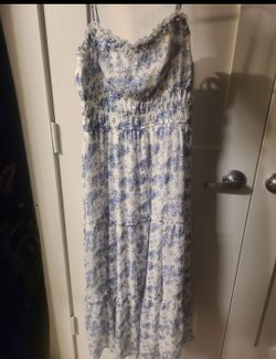 Light blue Trixie dress, size medium, never worn