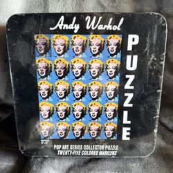 Andy Warhol's "Twenty-Five Colored Marilyns" pop art