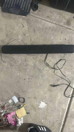 Black Soundbar with Power Cable