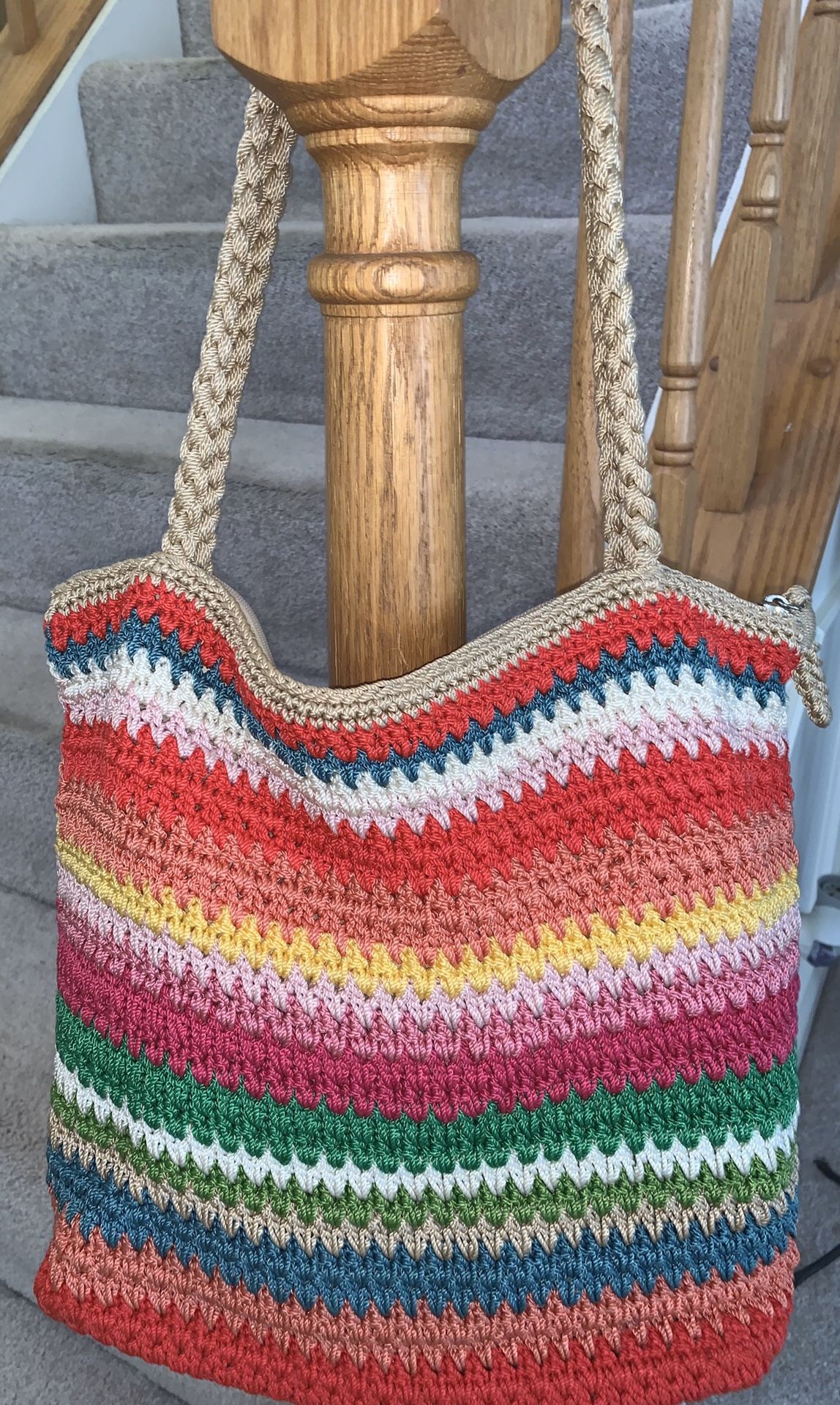 The Sak Crotchet Zip Shopper