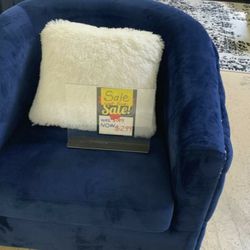 Blue Upholstered chair $10 down