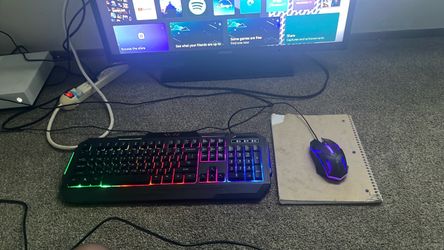 Keyboard and mouse