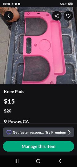 Dual knee pad
