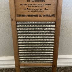 Columbus Washboard Company Dubl Handi washboard