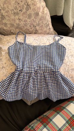 Striped blue shirt :) size XS