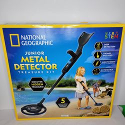 New National Geographic Junior Metal Detector Treasure Kit