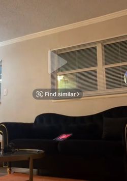 Black couch