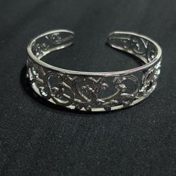 Hand Cut  Cuff Bracelet