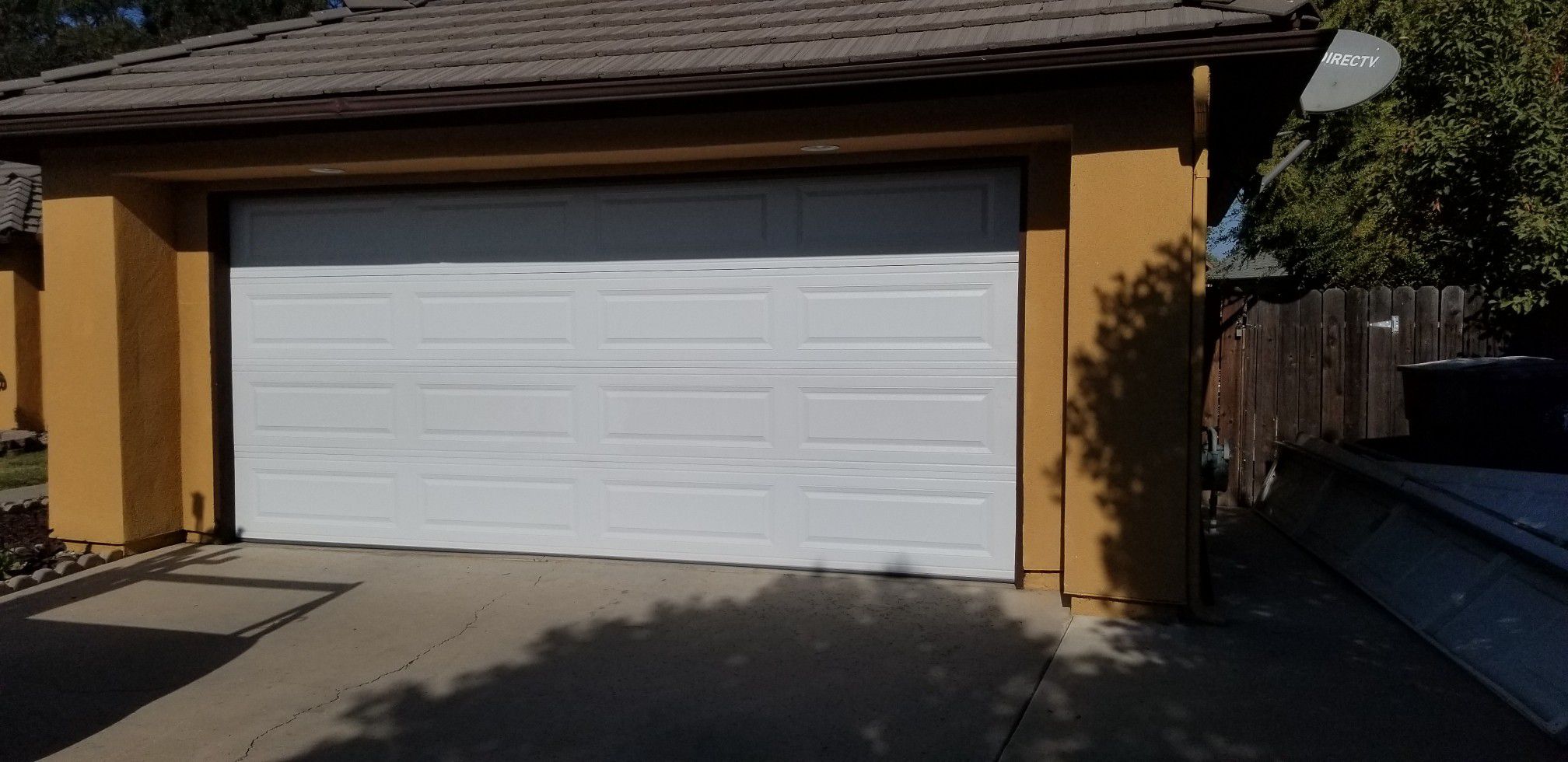 16x7 used garage door with opener