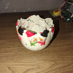 Christmas Snowman Nesting Pots