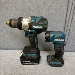 Makita Hammer Drill Driver W Flashlight 