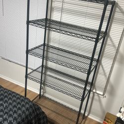 HEAVY DUTY BLACK SHELVING 18 Inch D  Ft H 