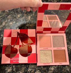 NEW CIATE LONDON CHERRY BOMB BLUSH AND HIGHLIGHTER PALETTE $12!!!